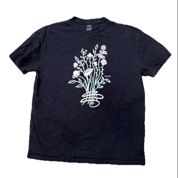 Vans Black Graphic T-Shirt for women size M - Picture 1 of 6